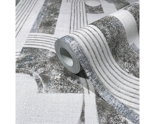 Rouleau de papier peint avec motif géométrique