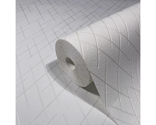 Rouleau de papier peint géométrique texturé