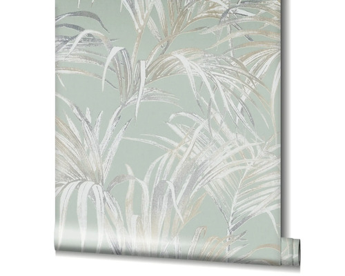 Tapetenrolle mit Palmenblattmuster