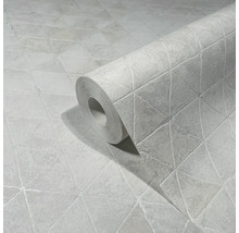 Rouleau de papier peint vinyle avec motif géométrique triangulaire