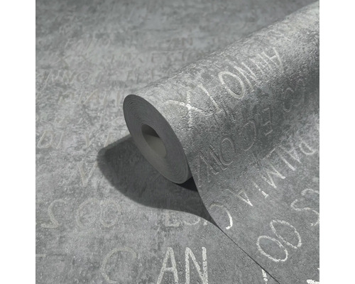 Rouleau de papier peint avec motif de lettres