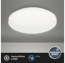 Runde LED Deckenleuchte mit Sternenhimmel Effekt