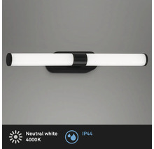 Schwarze LED-Wandleuchte mit neutralweissem Licht