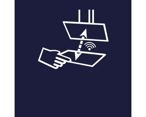 Symbole pour le contrôle par gestes de la main