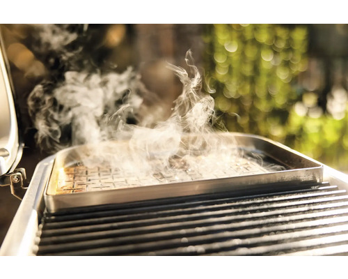 Grill avec dégagement de fumée
