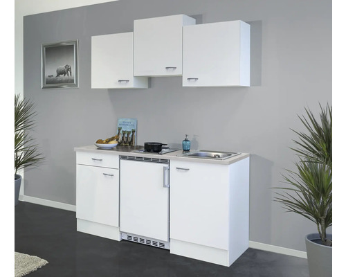 Kitchenette avec appareils Flex Well Wito 150.5 cm couleur de façade blanc - couleur du corps blanc 00006956