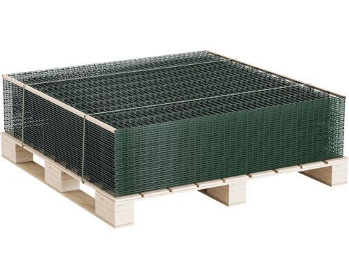 Palette d''éléments de clôture en treillis métallique