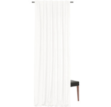 Vorhang mit Universalband Canvas weiss 140x280 cm-thumb-5