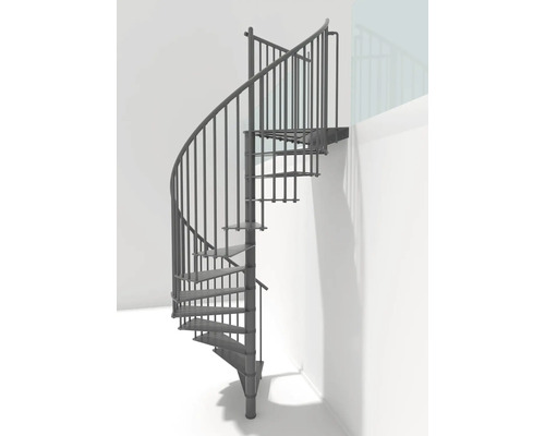 Escalier en colimaçon en acier pour intérieur