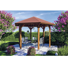 Pavillon SKAN HOLZ Nancy taille 2 ø 420 cm noyer