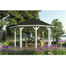 Pavillon SKAN HOLZ Nice taille 2 ø 484 cm blanc