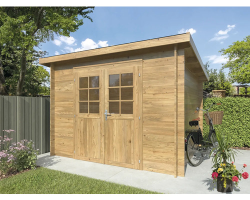Abri de jardin Palmako Alice 6,1 m² 276 x 230 cm traité en autoclave par imprégnation Abri de jardin Palmako Alice 6,1 m² 276 x 230 cm traité en autoclave par imprégnation