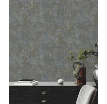 Dekorative Tapete mit abstrakten Mustern in einem Wohnraum