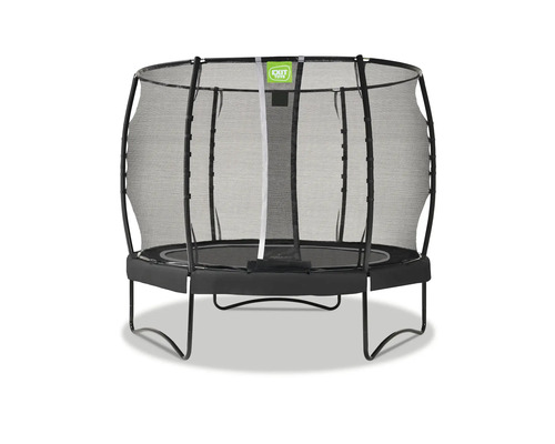 Trampoline de jardin noir avec filet de sécurité