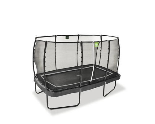 Rechteckiges Gartentrampolin mit Sicherheitsnetz