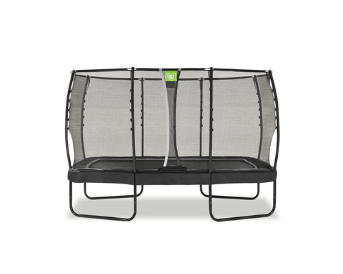 Trampoline de jardin rectangulaire avec filet de sécurité