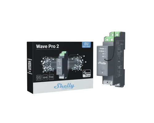 Shelly Wave Pro 2 avec emballage correspondant