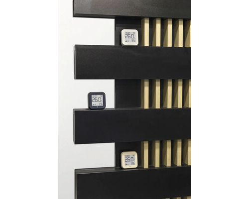 Radiateur avec trois appareils de mesure de la température