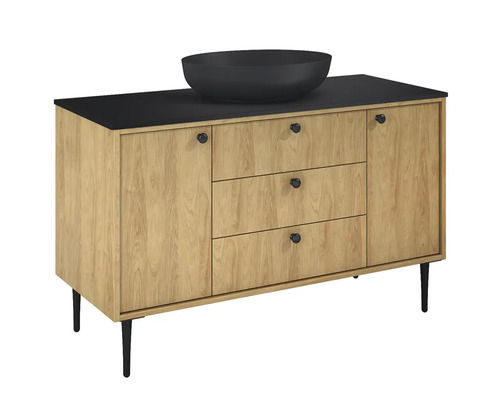 Waschtisch mit Waschbecken auf Unterschrank