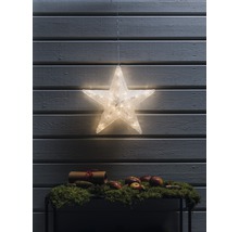 Leuchtender Stern als Dekoration für die Weihnachtszeit