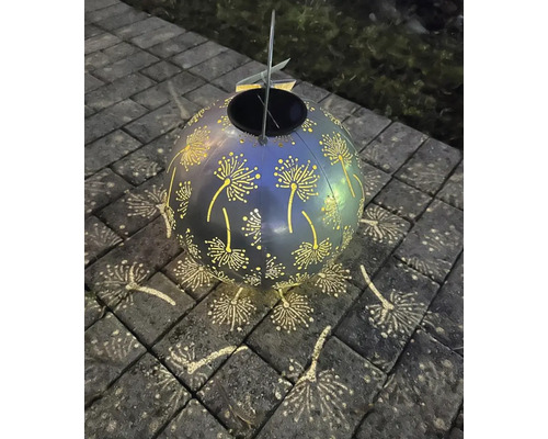 Dekorative Solarleuchte mit Dandelions-Muster für den Aussenbereich