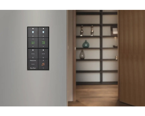 Schalter zur Steuerung der Hausfunktionen an der Wand