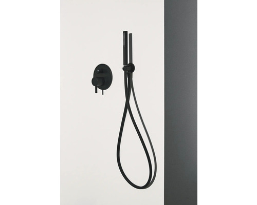 Brausegarnitur mit Handbrause und Thermostat für Dusche