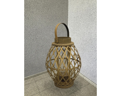 Dekorative Laterne aus Bambus mit Tragegriff
