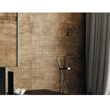 MIRAVA GLASGOW Feinsteinzeug Wand- und Bodenfliese rust BxLxS 60x60x0.8 cm