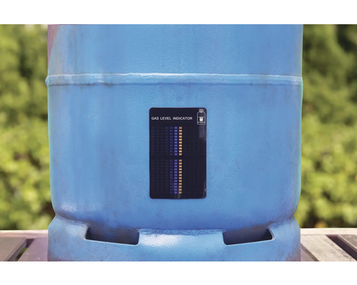 Bouteille de gaz avec indicateur de niveau de gaz