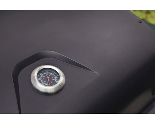 Thermomètre de gril sur un gril