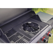 Grill mit Grillrost und Warmhalterost