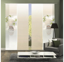 Panneau japonais Buda 60x245 cm lot de 4