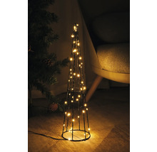 Guirlande lumineuse LED décorative en forme de cône pour décoration de Noël en intérieur.