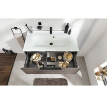 Lavabo avec meuble bas FACKELMANN B.Paris lxhxp 90.5x49.3x46.5 cm couleur de façade rigoletto chêne 77412