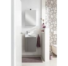 Mini meuble sous vasque FACKELMANN SBC à droite lxhxp 44x60x24.3 cm cubanit gris