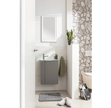 Mini meuble sous vasque FACKELMANN SBC à droite lxhxp 44x60x24.3 cm cubanit gris