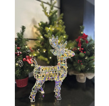 Renne décoratif en treillis métallique comme décoration de Noël