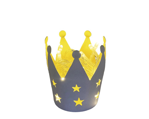 Lampe couronne décorative avec motif étoile