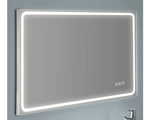 Rechteckiger Badspiegel mit LED Beleuchtung