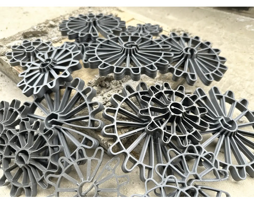 Kunststoff Abstandhalter für Bauarbeiten im Nahbereich