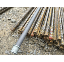 Acier d''armature et collecteur de sonde géothermique