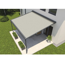 Terrassenüberdachung mit Markise und Aussenbereich