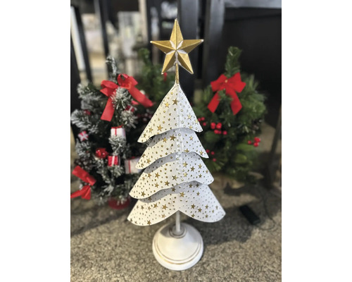 Dekorativer Weihnachtsbaum mit Sternspitze
