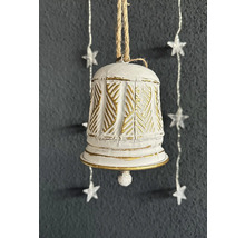Glockenförmige Dekoration mit Seilaufhängung und Sternenlichterkette