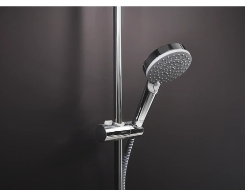 Douchette sur ensemble de barre de douche