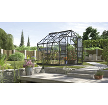 Serre Vitavia Jupiter 6700 verre de sécurité trempé 3 mm 257x258 cm noir
