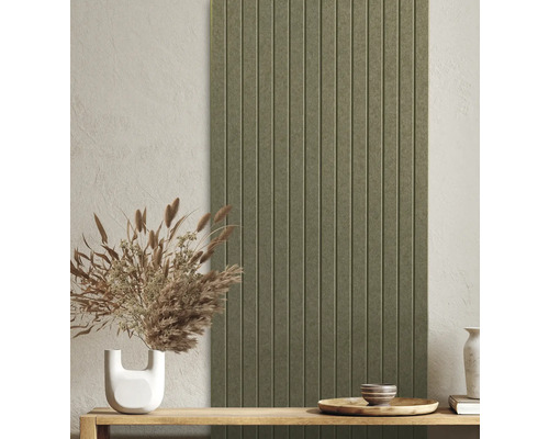 Panneau acoustique Talud Bamboo avec feutre PET vert 120 x 60 cm Panneau acoustique Talud Bamboo avec feutre PET vert 120 x 60 cm