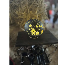 Boule lumineuse décorative avec motif de Noël