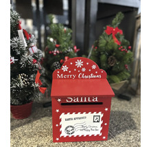 Boîte aux lettres de Noël décorative pour lettres au Père Noël